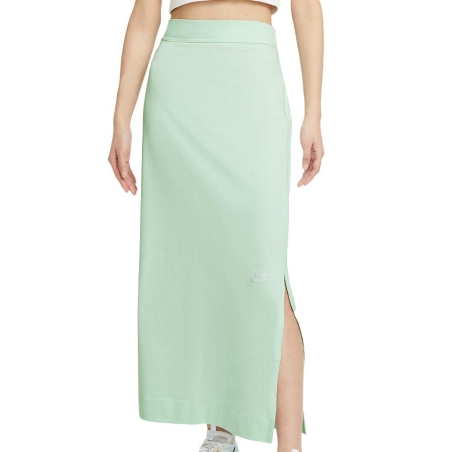 Jupe Vert d'Eau Femme Nike Skirt Maxi