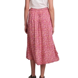 Jupe Portefeuille Rose Femme PIECES Tala