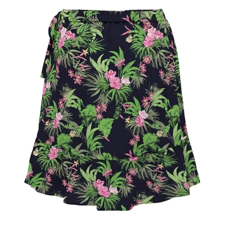 Jupe Noir/Vert Femme Only Onlnova Life Merle