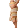 Jupe de grossesse Jaune/Rose Femme Mamalicious Hana