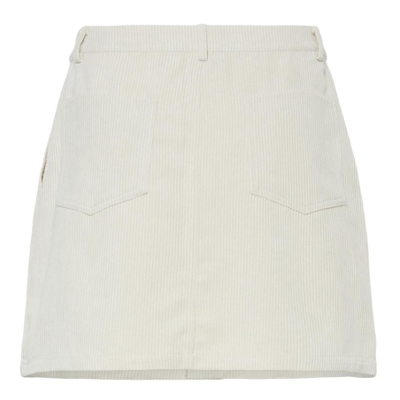 Jupe Ecru Femme Pieces Effi