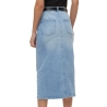 Jupe en jean Longue Bleu Femme Vero Moda Calf Denim Skirt