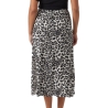 Jupe Longue Imprimé Noir/Blanc Femme Vero Moda Marternity Maxi Skirt