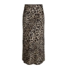 Jupe Longue Marron Léopard Femme Only Chigo