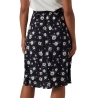 Jupe de Grossesse Noire à Fleurs Femme Vero Moda Maternity 20019110