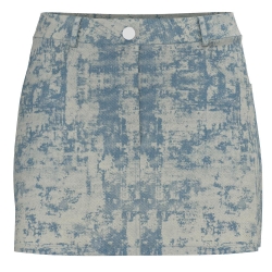 Jupe en jean Courte Bleu Femme Pieces Denim