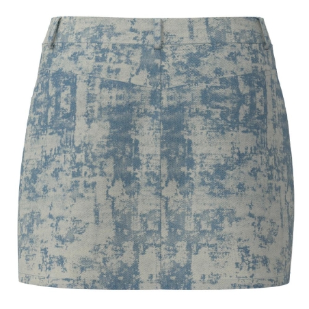 Jupe en jean Courte Bleu Femme Pieces Denim