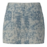 Jupe en jean Courte Bleu Femme Pieces Denim