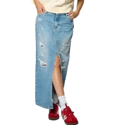 Jupe en Jean Bleu Femme Kaporal BELLE