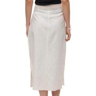Jupe Ecru Femme Vero Moda Luna Pocket