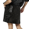 Jupe Noir à Sequins Femme Kaporal SUZON