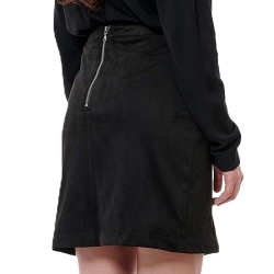Jupe en Daim Noir Femme Kaporal BATIAH