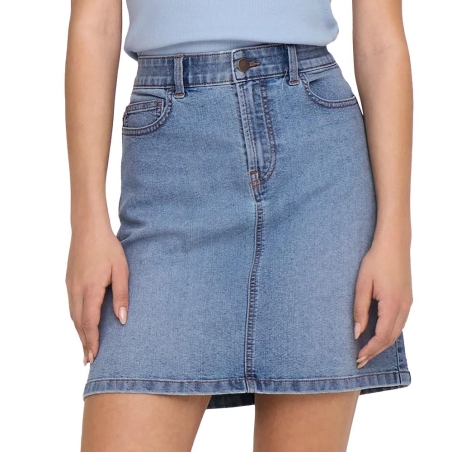Jupe en Jean Bleu Clair Femme JDY Moon