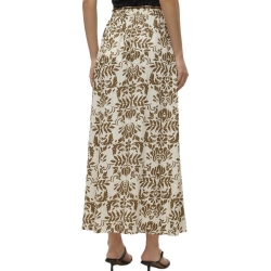 Jupe Ecru/Kaki Femme Vero Moda Imma