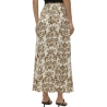 Jupe Ecru/Kaki Femme Vero Moda Imma