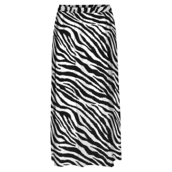 Jupe Longue Noir/Blanc Femme Vero Moda Joy Maxi