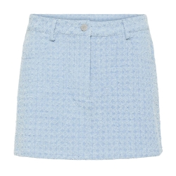 Jupe Courte Bleu Femme Pieces Denim Skirt