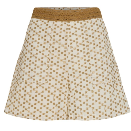 Short Beige/Jaune Femme Vila Sumira