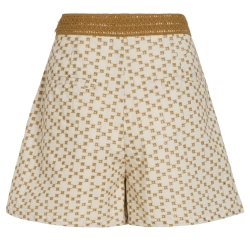 Short Beige/Jaune Femme Vila Sumira