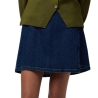 Jupe en jean Bleu Femme Pieces Flora