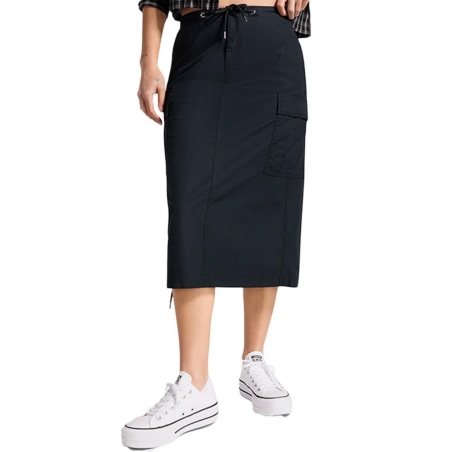 Jupe Noire Femme Converse Long