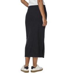 Jupe Midi Noir Femme Pieces Kylie