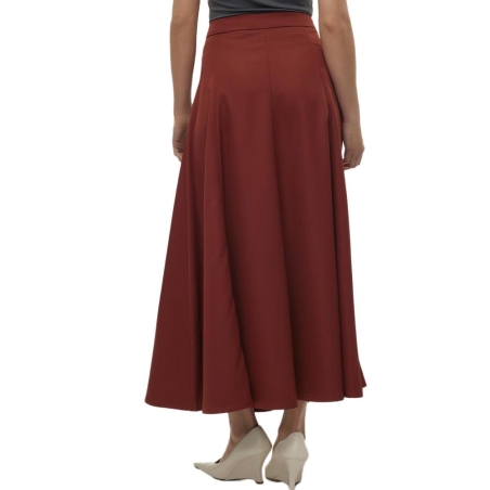 Jupe Longue Terracotta Femme Vero Moda Tara Ancle