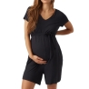 Combishort de Grossesse Noire Femme Mamalicious Vergara