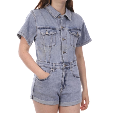 Combishort Bleu Femme Monday Premium