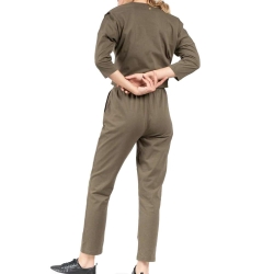 Combinaison Kaki Femme Deeluxe Odila