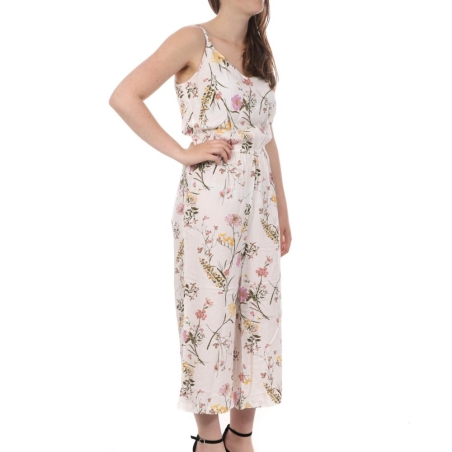 Combinaison Blanc/Fleurs Femme Vero Moda 7/8