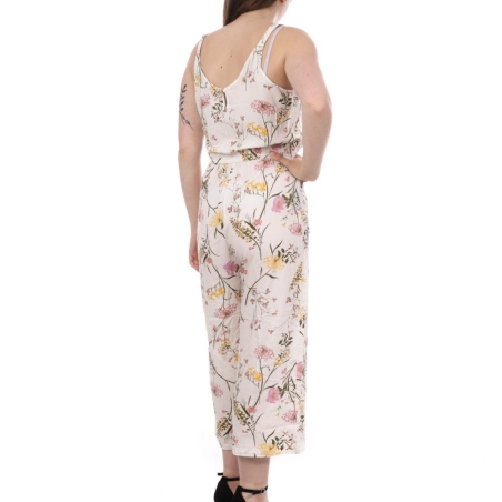 Combinaison Blanc/Fleurs Femme Vero Moda 7/8