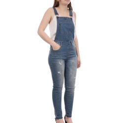 Salopette en Jean Bleu Femme Deeluxe Sevaria