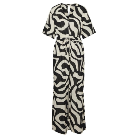 Combinaison Noir/Écru Femme Vero Moda Magnete