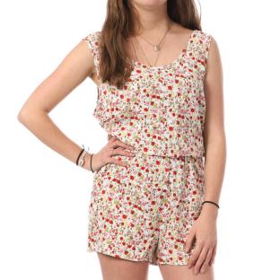 Combishort Blanche à Motifs Femme Vero Moda Easy