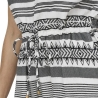 Combinaison Blanc/Gris/Noir Femme Only Nora