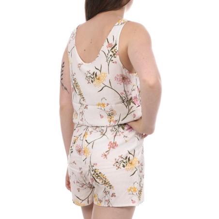 Combishort Blanche/Fleurs Femme Vero Moda Easy