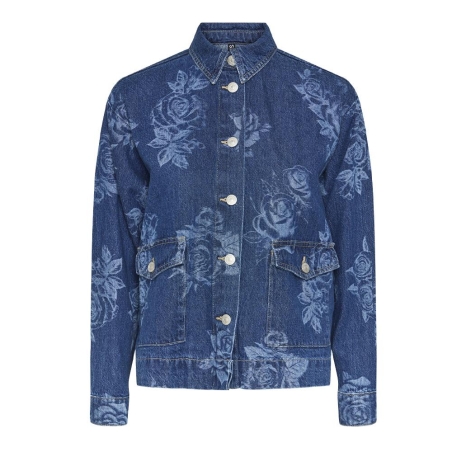 Chemise Bleu Femme Pieces Flora