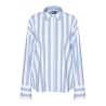 Chemise Rayures Bleu/Blanc Femme Pieces Liva