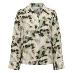 Blouse Beige/Vert/Noir Femme JDY Millie