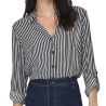 Chemise à Rayures Blanc/Marine Femme JDY Laurel