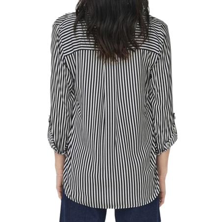 Chemise à Rayures Blanc/Marine Femme JDY Laurel
