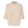 Chemise Orange/Blanche Femme Vero Moda Nethe