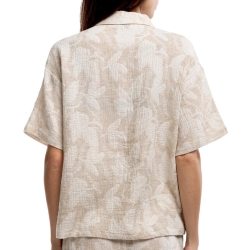 Chemise Beige/Blanc Teddy Smith Floral