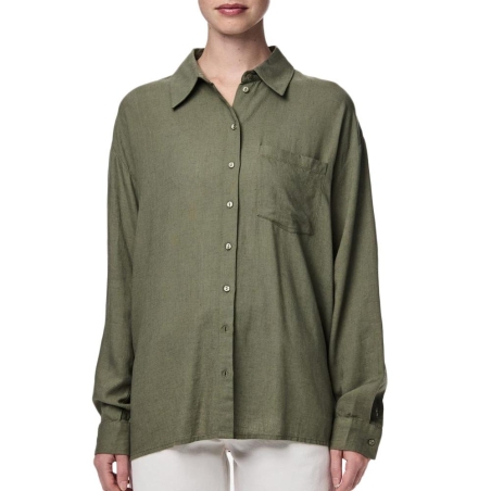 Chemise Verte Femme Pieces Pia