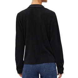 Chemise Plissé Noir Femme Object Shila