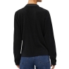 Chemise Plissé Noir Femme Object Shila
