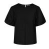 Blouse Noire Femme Pieces Karson