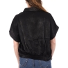 Chemise Satin Noir Femme An'ge Kaory