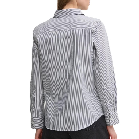 Chemise à Rayures Femme Tommy Hilfiger Ess Poplin Regular S